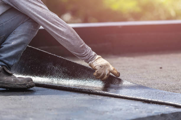 Professional Crawl Space Encapsulation technician working in Bloomingburg, OH